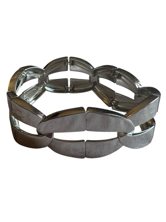 Jewelry - Chunky Silver Link Stretch Bracelet